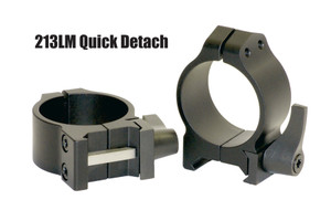 Warne 213LM 30mm QD Low Matte Rings - - 213LM Warne 213LM 30mm QD Low Matte Rings - - 213LM