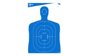 Allen 15331 EZ Aim 23x35 Silhouette - Paper Target Blue 4 Pack - 15331