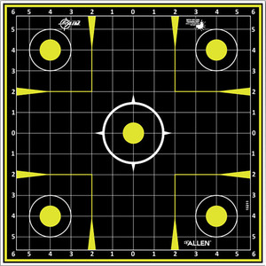 Allen 15211 EZ Aim 12X12 - Non-Adhesive Splash Sight-In Grid - 15211