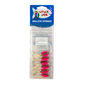 Little Joe LR784 Walleye - Spinner-Pnk/Gld 6/Cd - LR784
