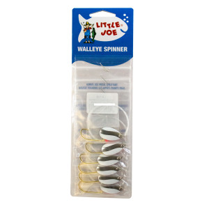 Little Joe LR785 Walleye - Spinner-Wht/Chrm 6/Cd - LR785