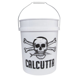 Calcutta CB-W 5 Gallon Bucket White - with logo - CB-W Calcutta CB-W 5 Gallon Bucket White - with logo - CB-W