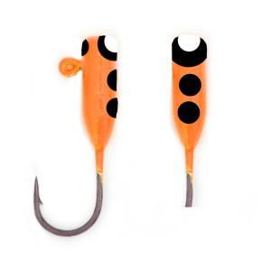 RBM Jigs 1410 Jack O'Lantern - 2 Pk - UV + Glow Steelhead (1/16 oz) Jigs - 1410 RBM Jigs 1410 Jack O'Lantern - 2 Pk - UV + Glow Steelhead (1/16 oz) Jigs - 1410