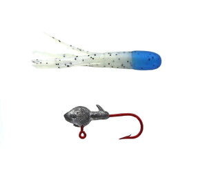 Dry Creek 32066 1/32 oz., 5 pk. - Jig Head w/Funky Monkey Tube-Blue - 32066 Dry Creek 32066 1/32 oz., 5 pk. - Jig Head w/Funky Monkey Tube-Blue - 32066