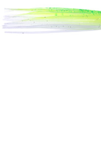 Danielson SQD4510129 Squid Bait - 4.5" UV Chartreuse/Green 10pk - SQD4510129