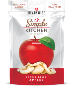 ReadyWise SK02-010 Simple Kitchen - Freeze-Dried Apples/4 Serving Pouch - SK02-010 ReadyWise SK02-010 Simple Kitchen - Freeze-Dried Apples/4 Serving Pouch - SK02-010