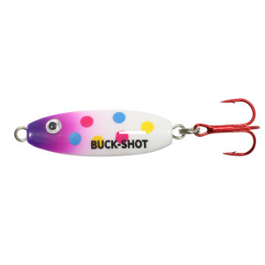 Northland BRS4-465 Buck-Shot Rattle - Spoon -1/Cd - 1/4oz - Purple Wonder - BRS4-465 Northland BRS4-465 Buck-Shot Rattle - Spoon -1/Cd - 1/4oz - Purple Wonder - BRS4-465