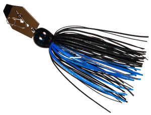 Z-Man CBMM14-02 Chatterbait Mini - Max Black Blue 1/4 oz - CBMM14-02