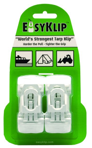 EasyKlip 4102 MIDI Tarp Clip 4 Pk - White-Holds up to 220 Lbs - 4102 EasyKlip 4102 MIDI Tarp Clip 4 Pk - White-Holds up to 220 Lbs - 4102