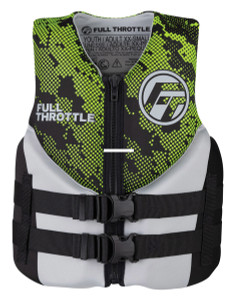 Full Throttle 142400-400-009-22 - Rapid-Dry Vest Green Junior - 142400-400-009-22 Full Throttle 142400-400-009-22 - Rapid-Dry Vest Green Junior - 142400-400-009-22