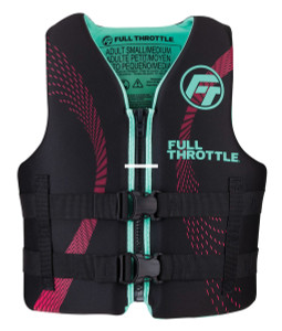 Full Throttle 142100-505-030-22 - Rapid-Dry Vest Adult Aqua S/M - 142100-505-030-22 Full Throttle 142100-505-030-22 - Rapid-Dry Vest Adult Aqua S/M - 142100-505-030-22
