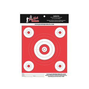 Pro-shot - 6in Bullseye 2in 4pk Bulls Glo Org 6ct - OG6