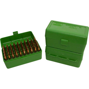 Mtm Case-gard - 50 Ser Xsml Rifle Ammo Box 50rd - Green - RS5010 Mtm Case-gard - 50 Ser Xsml Rifle Ammo Box 50rd - Green - RS5010
