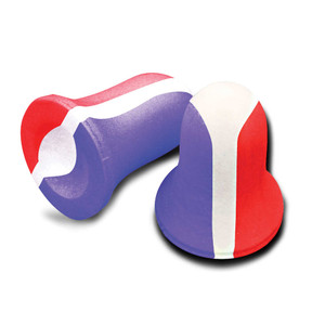 Howard Leight - Usa Shooters Earplugs R/w/b 10pk Nrr33 - R01891