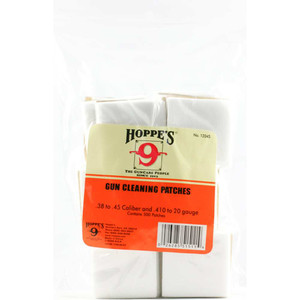 Hoppe's - Gun Clng Ptch 38-45/410-20ga Bulk 500pk - 1204S