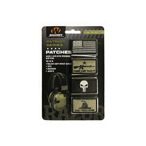 Walker's Game Ear - Patriot Patch Kit 4 Assrt Ptc Cm Take It - GWPPATKIT2