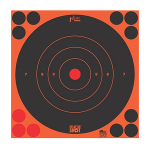 Pro-shot - 12in Orange Bulls Eye Target 12 Pk Bag - 12BORNGE12PK