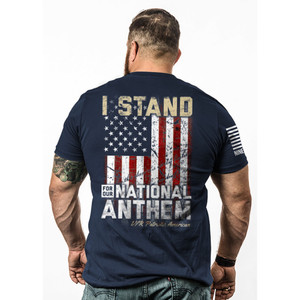 Nine Line Apparel - I Stand T-shirt Navy S - STANDV2TSMIDNIGHTNAVYS