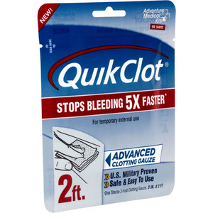 Adventure Medical Kits - Quikclot Gauze 3in X 2ft - 50200025 Adventure Medical Kits - Quikclot Gauze 3in X 2ft - 50200025