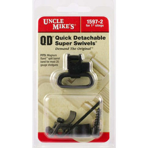 Uncle Mike's - Qd115 Sg4 Bl 1in Sling Swivel Set - 15972 Uncle Mike's - Qd115 Sg4 Bl 1in Sling Swivel Set - 15972