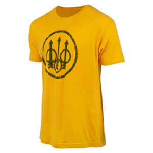 Beretta Usa Corp - Distressed Trident Tshirt Yellow 3xl - TS721T18900015XXXL