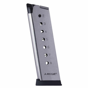 Mec-gar - Govt 45 Acp Ss 8rd Mag W/plas Fol - MGCG4508SPF