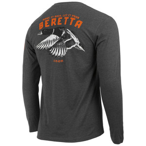 Beretta Usa Corp - Highball Ls T-shirt Charcoal M - TS205T18900093M