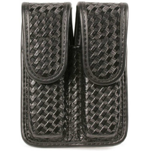 Blackhawk - Molded 2 Mag Pch Dbl Row Bw Blk - 44A001BW