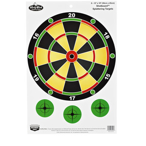Birchwood Casey - Case Of 6 Dirty Bird 12x18in Shotboard 8pk - BC35562