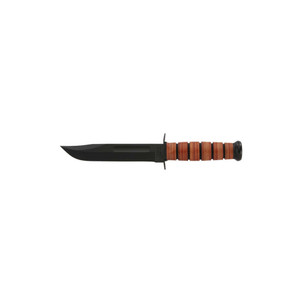 Ka-bar Knives - Fight Usmc Clip Serr 7 W/lthr Brn Clm - 1218CP Ka-bar Knives - Fight Usmc Clip Serr 7 W/lthr Brn Clm - 1218CP