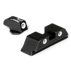 Trijicon - Glock 17 3-dot Grn Frnt Ylw Rear Sights - GL01Y