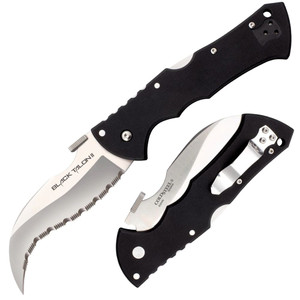Cold Steel - Blk Talon Serr 9 1/2in Ova 4in Blde - CS22BS