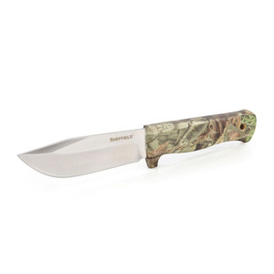 Sheffield - Case Of 6 Lex Point Bax 4.5in Drop Fxd Knife Camo - 12185 Sheffield - Case Of 6 Lex Point Bax 4.5in Drop Fxd Knife Camo - 12185