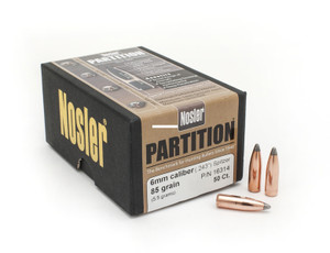 Nosler 16314 Rifle Bullets 6mm 85Gr - Partition Spitzer .243 50Bx - 16314 Nosler 16314 Rifle Bullets 6mm 85Gr - Partition Spitzer .243 50Bx - 16314