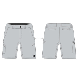 Blackfish 15080 Cast Fish Short - - Grey 34" Waist - 15080