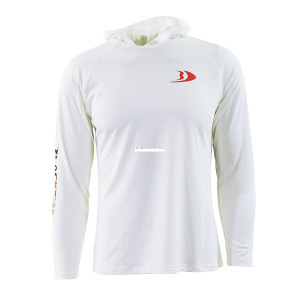 Blackfish 17263 CoolCharge UPF - Switft Sun Hoodie - USA White Size - 17263