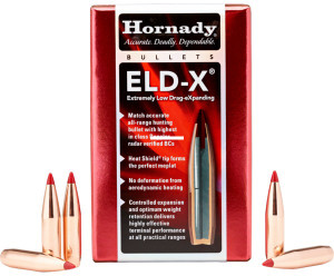 Hornady 25418 ELD-X Rifle Bullet 25 - Cal .257 110 Gr ELD-X 100Rnd - 25418
