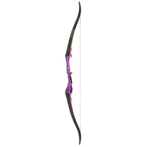 October Mountain Ascent Recurve Bow Purple 58 in. 20 lbs. RH - October Mountain Ascent Recurve Bow Purple 58 in. 20 lbs. RH -