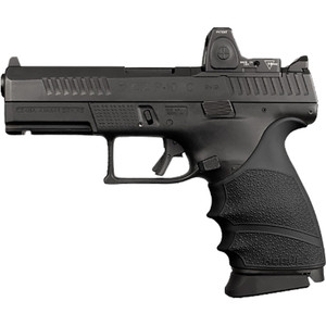 Hogue HandAll Beavertail Grip Sleeve Black CZ P-10 Compact 9mm - 17810 Hogue HandAll Beavertail Grip Sleeve Black CZ P-10 Compact 9mm - 17810