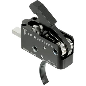 TriggerTech AR15 Competitive Two Stage Triggers Stainless Traditional Curved - AR0-TBS-33-NNC
