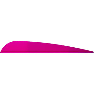 AAE Trad Vanes Hot Pink 4 in. 50 pk. - TRAD40HP50