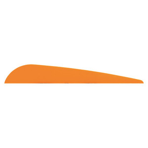 Bohning Bronco Vanes Neon Orange 4 in. 100 pk. - 10502NO4 Bohning Bronco Vanes Neon Orange 4 in. 100 pk. - 10502NO4