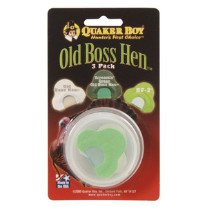 Quaker Boy Old Boss Hen Turkey Call 3 pk. - 11308 Quaker Boy Old Boss Hen Turkey Call 3 pk. - 11308