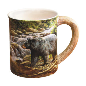 Wild Wings Sculpted Mug Shadow of the Forest Bear - 8955712075