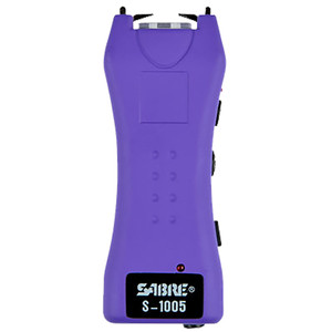 Sabre Dual Capacitor Stun Gun Purple 1.600 uC with LED Flashlight - S-1005-PR Sabre Dual Capacitor Stun Gun Purple 1.600 uC with LED Flashlight - S-1005-PR