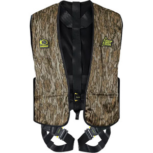 Hunter Safety System Treestalker Harness Mossy Oak Bottomland Large/X-Large - TREE-M-L/XL