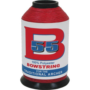BCY B55 Bowstring Material Red 1/4 lb. -