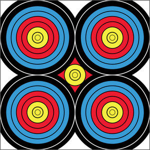 DuraMesh Archery Target Sight In 24 in. x 24 in. - DM104