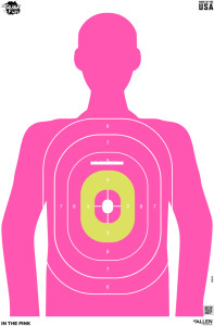 Allen 15653 EZ Aim Fun Paper 23 X - 35 In The Pink Silhouette Target, 3 - 15653