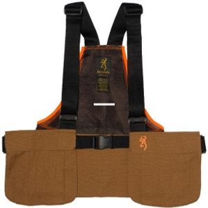 Browning 30512032 Upland Strap Vest - Mesh Back Game Bag, Shell Pockets - 30512032